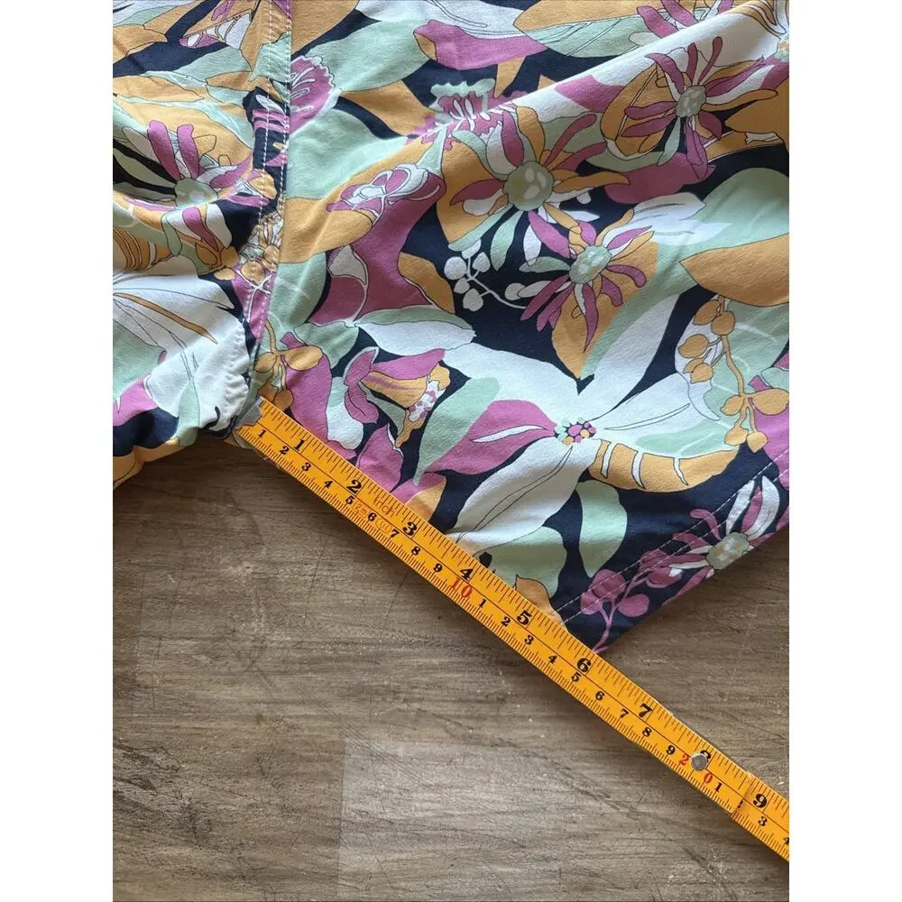 Marine Layer Coronado Board Shorts Men’s 32 6” Floral Pink Yellow Swim Resort